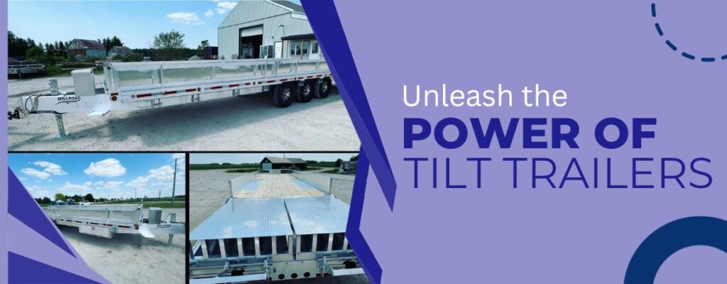Unleash the Power of Millroad Tilt Trailers: Your Solution for Heavy Equipment Hauling